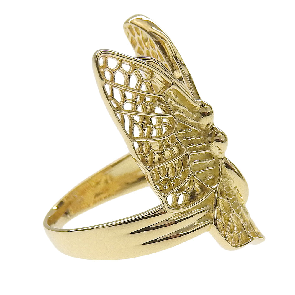 Butterfly Motif Ring K18YG Yellow Gold No Brand