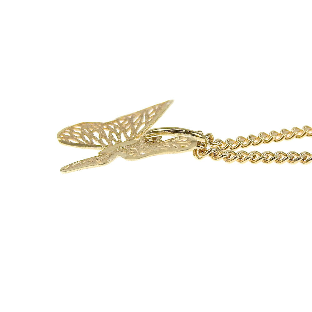 Butterfly Necklace K18YG Yellow Gold