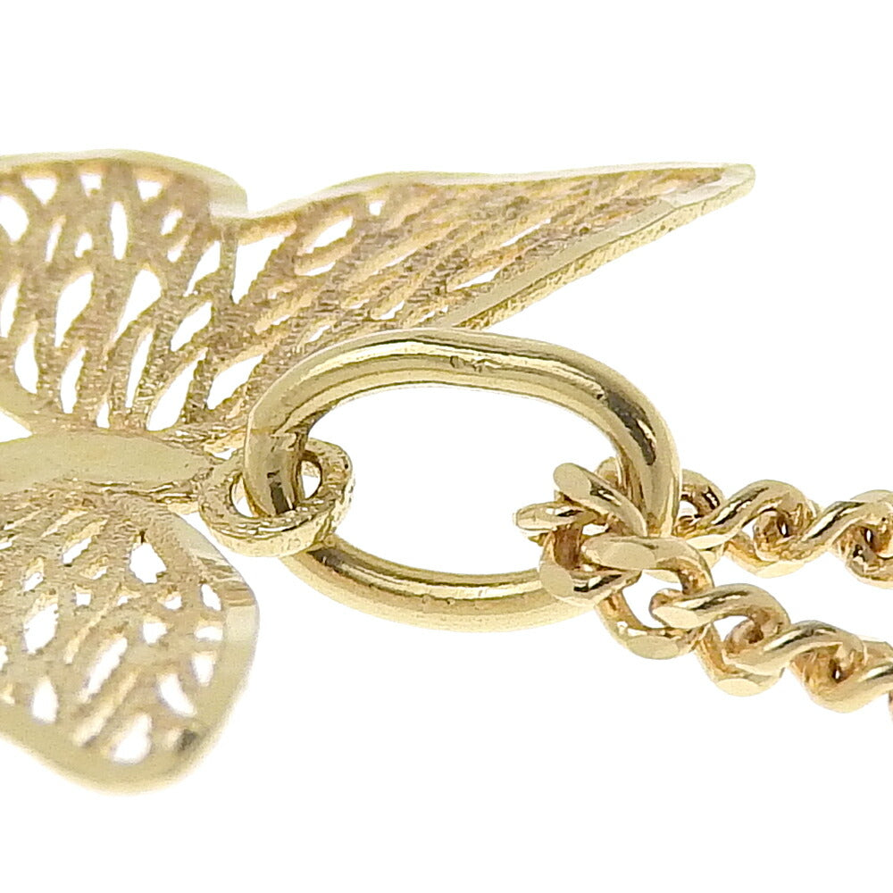 Butterfly Necklace K18YG Yellow Gold