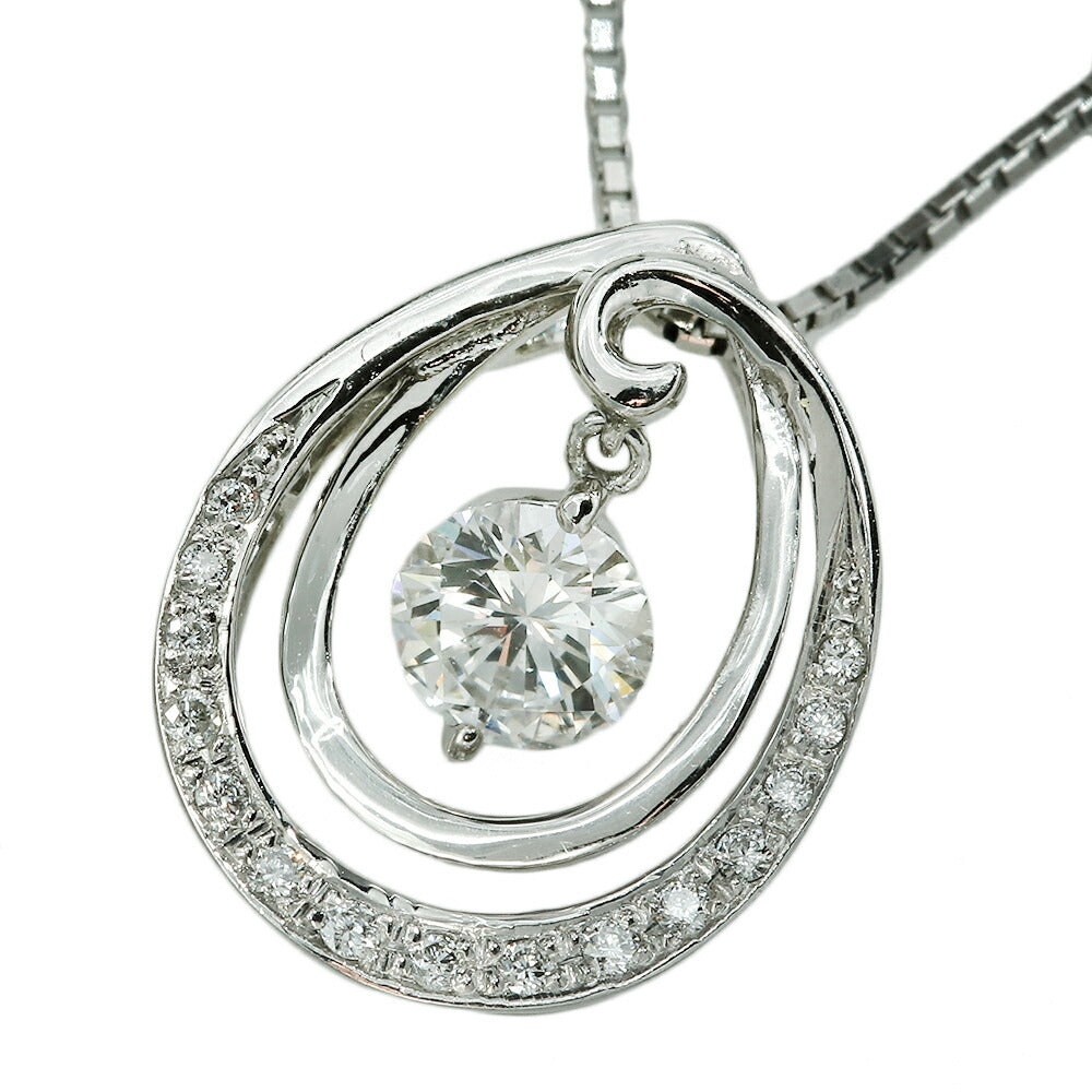 Diamond Necklace Pt850/Pt900 0.359ct