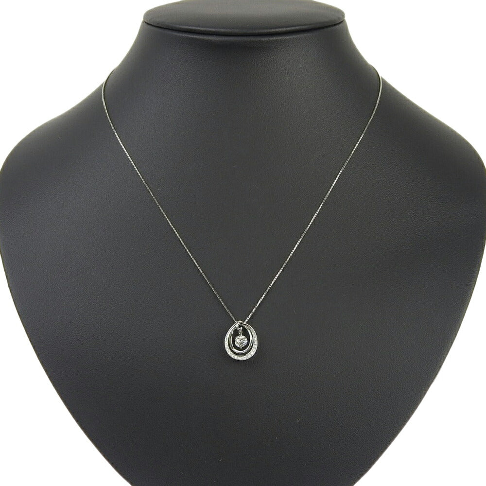 Diamond Necklace Pt850/Pt900 0.359ct