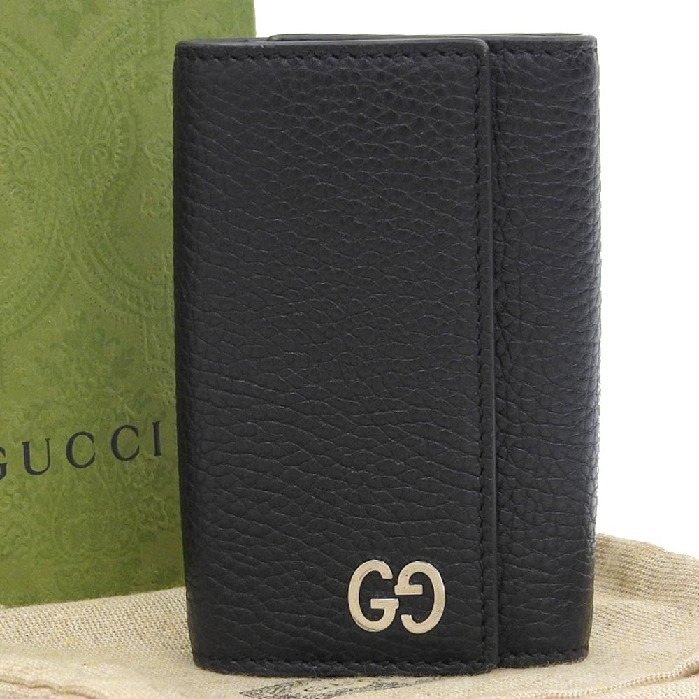 Gucci Leather Interlocking G Key Case in Great Condition