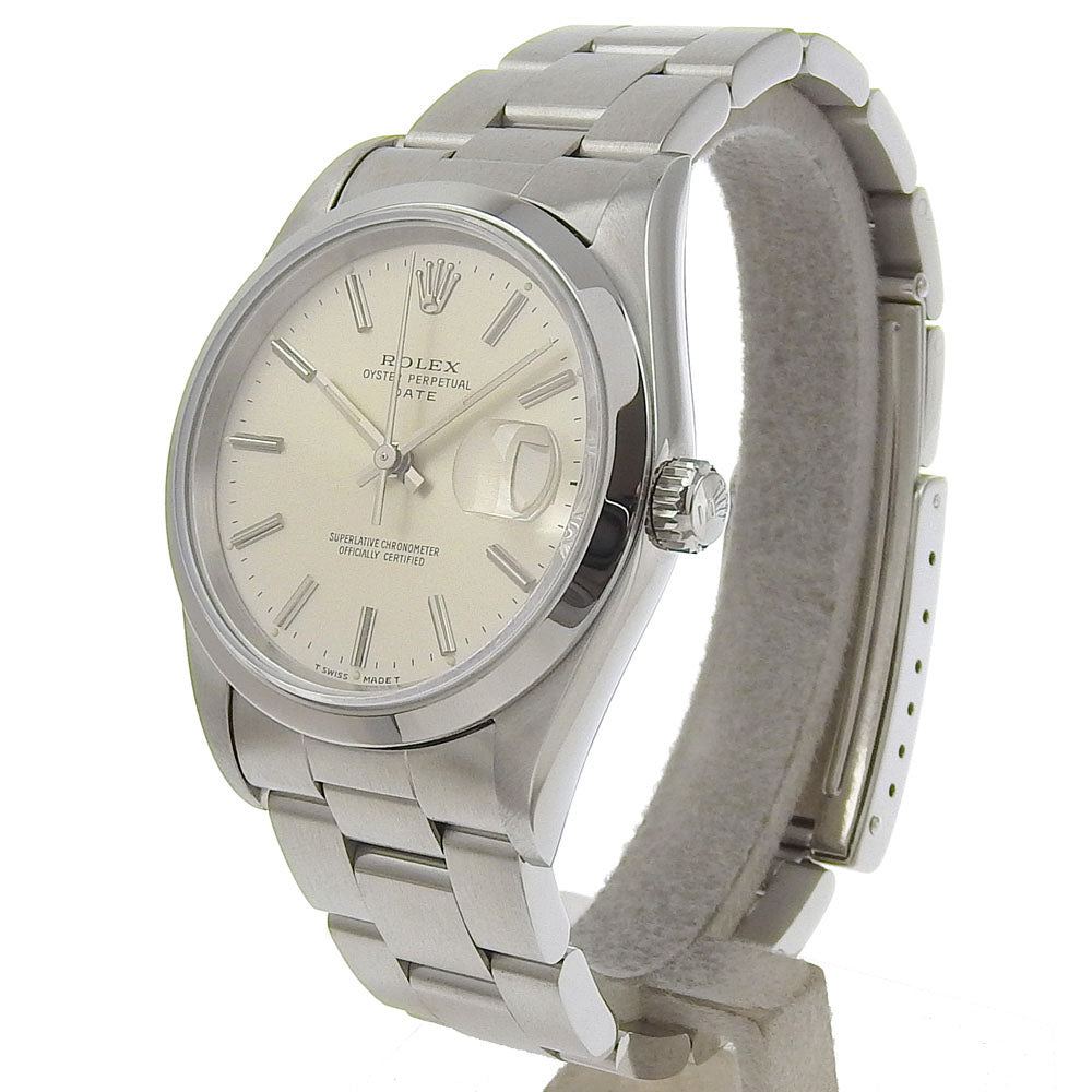 Rolex Oyster Perpetual Date 15200 Silver Dial Watch