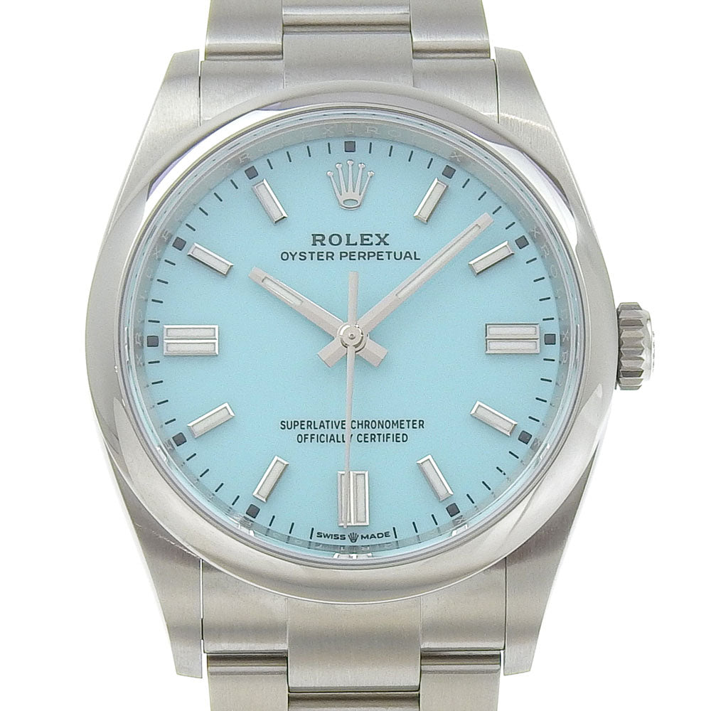 Rolex Oyster Perpetual 126000 Turquoise Dial