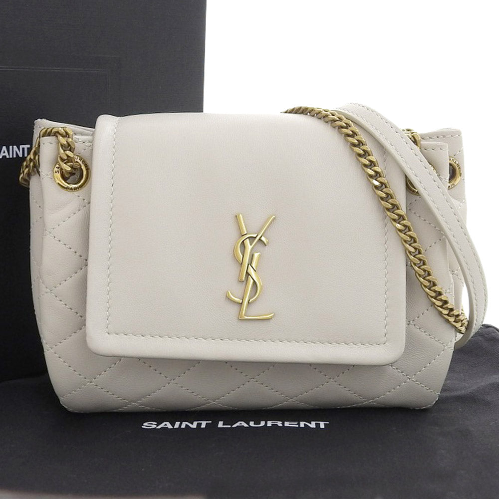 Yves Saint Laurent Mini Nolita Leather Chain Shoulder Bag 6727381 in Excellent Condition