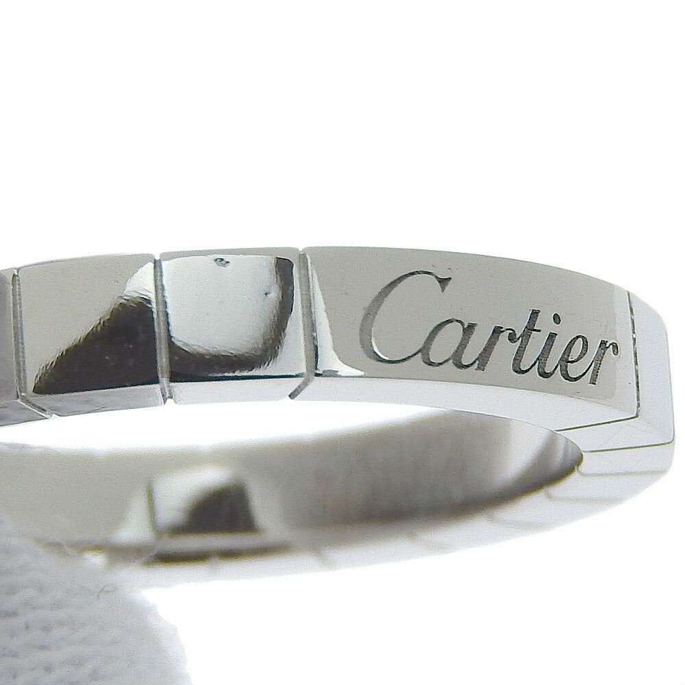 Cartier K18WG White Gold Ring #56 in Excellent Condition