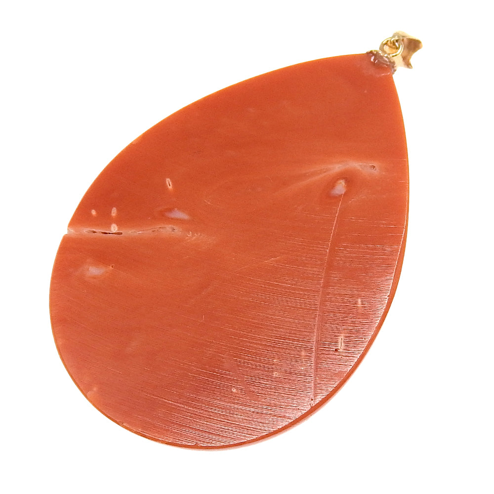 Coral Pendant Top K18YG No Brand