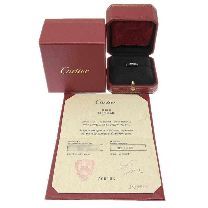 Cartier K18WG Diamond Panthere Ring in Excellent Condition