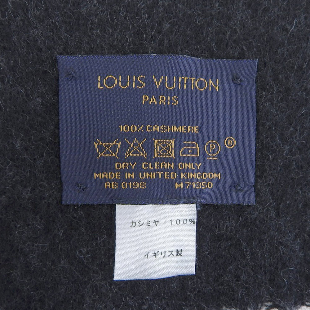 Louis Vuitton Cashmere Scarf LV Pixel M71350 in Excellent Condition