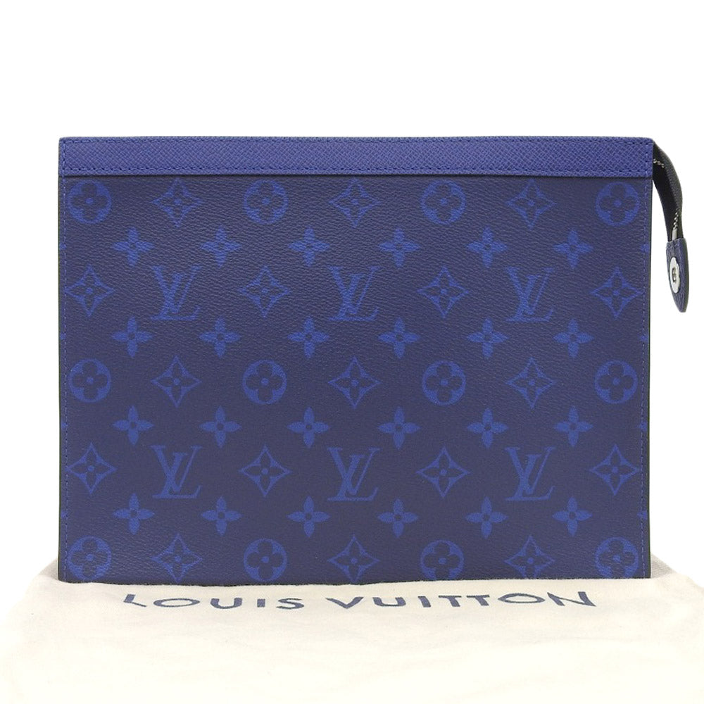 Louis Vuitton Taiga Monogram Pochette Voyage MM Clutch