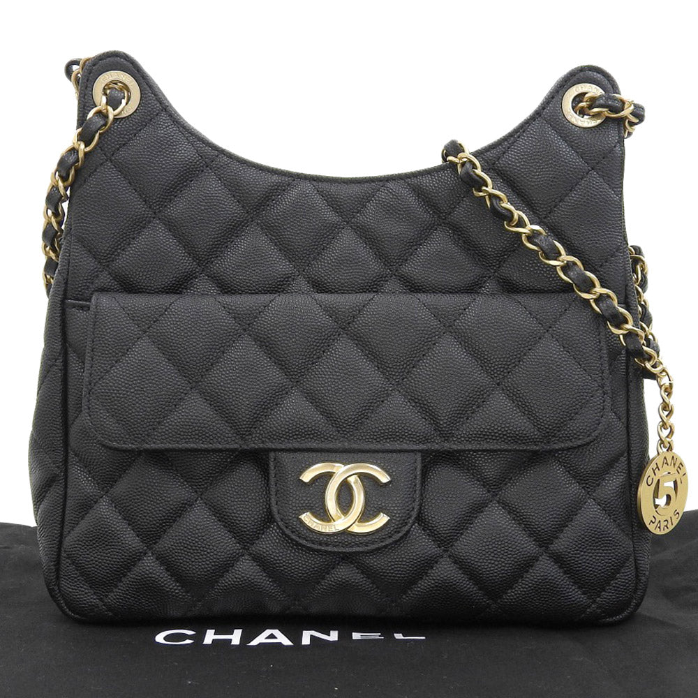 Chanel Caviar Chain Shoulder Bag AS3690