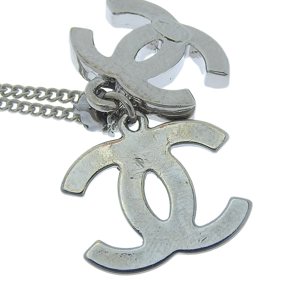 Chanel Double Coco Mark Logo Necklace 06P