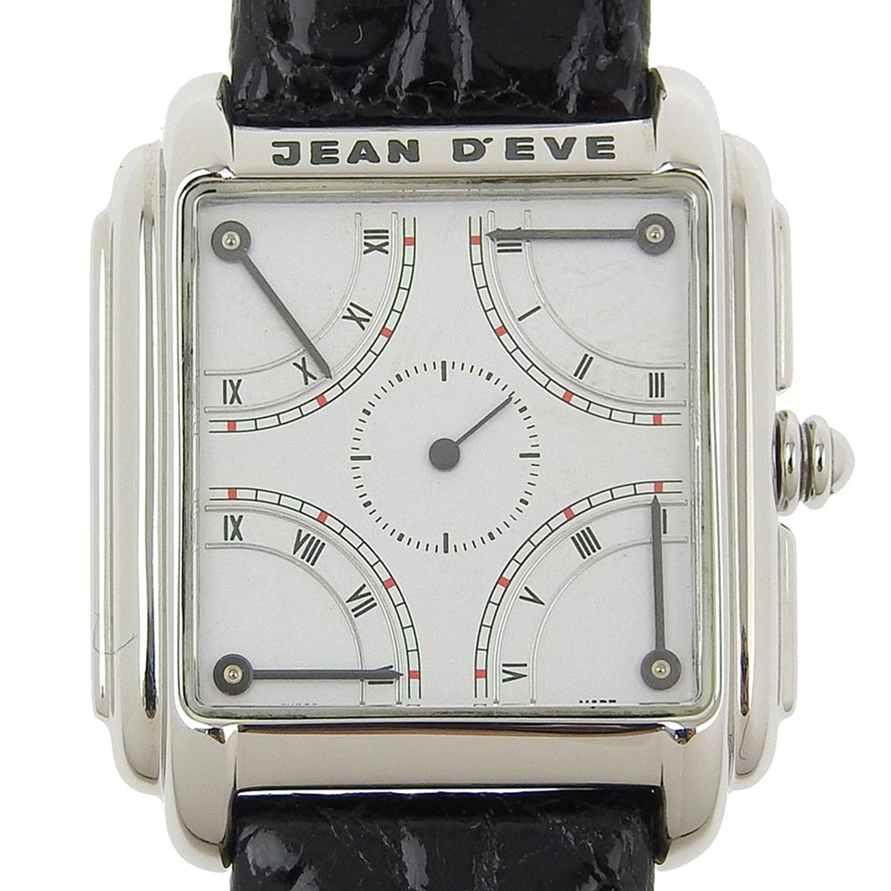 Jean d'Eve Quarta 09 24 65A Quartz Leather Ladies Watch in Excellent Condition