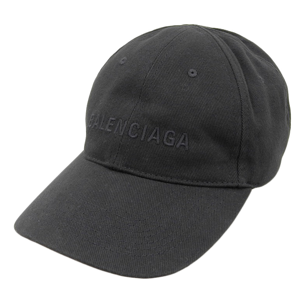 Balenciaga Canvas Baseball Cap Black in Great Condition