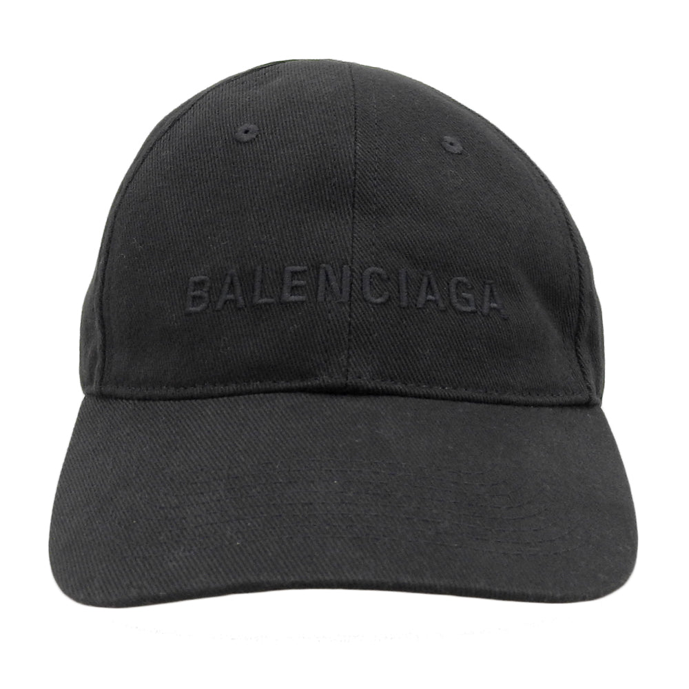 Balenciaga Canvas Baseball Cap Black in Great Condition