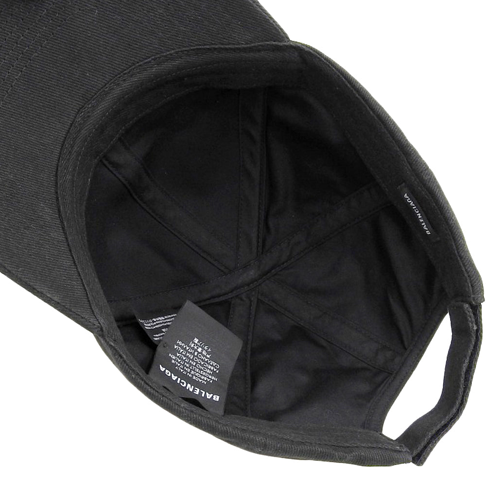 Balenciaga Canvas Baseball Cap Black in Great Condition