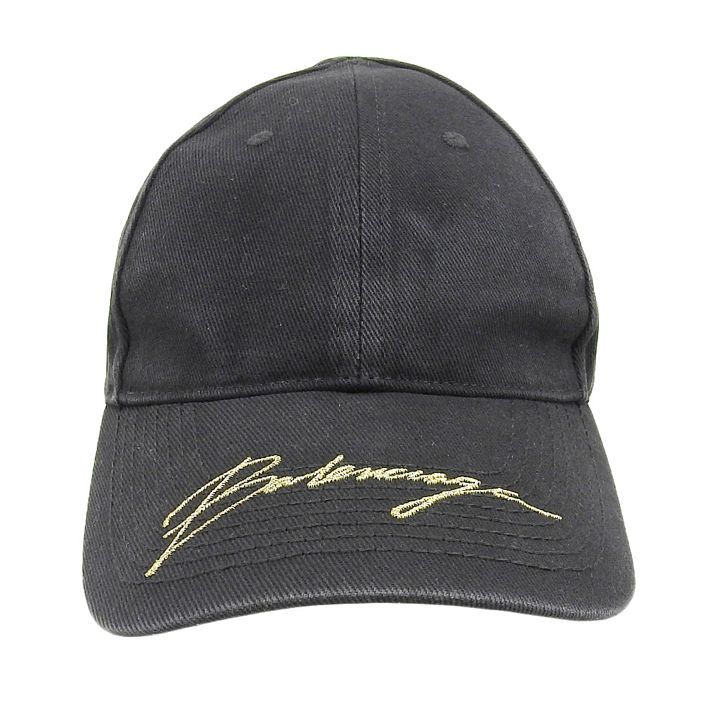 Balenciaga Canvas Baseball Cap Black in Great Condition