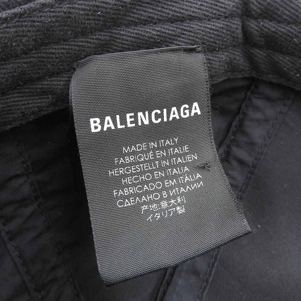 Balenciaga Canvas Baseball Cap Black in Great Condition