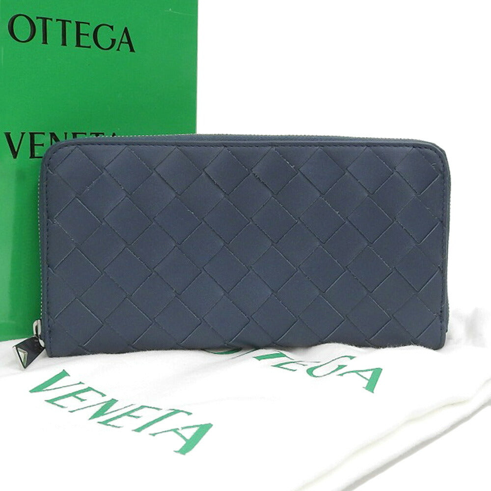 Bottega Veneta Intrecciato Leather Long Wallet