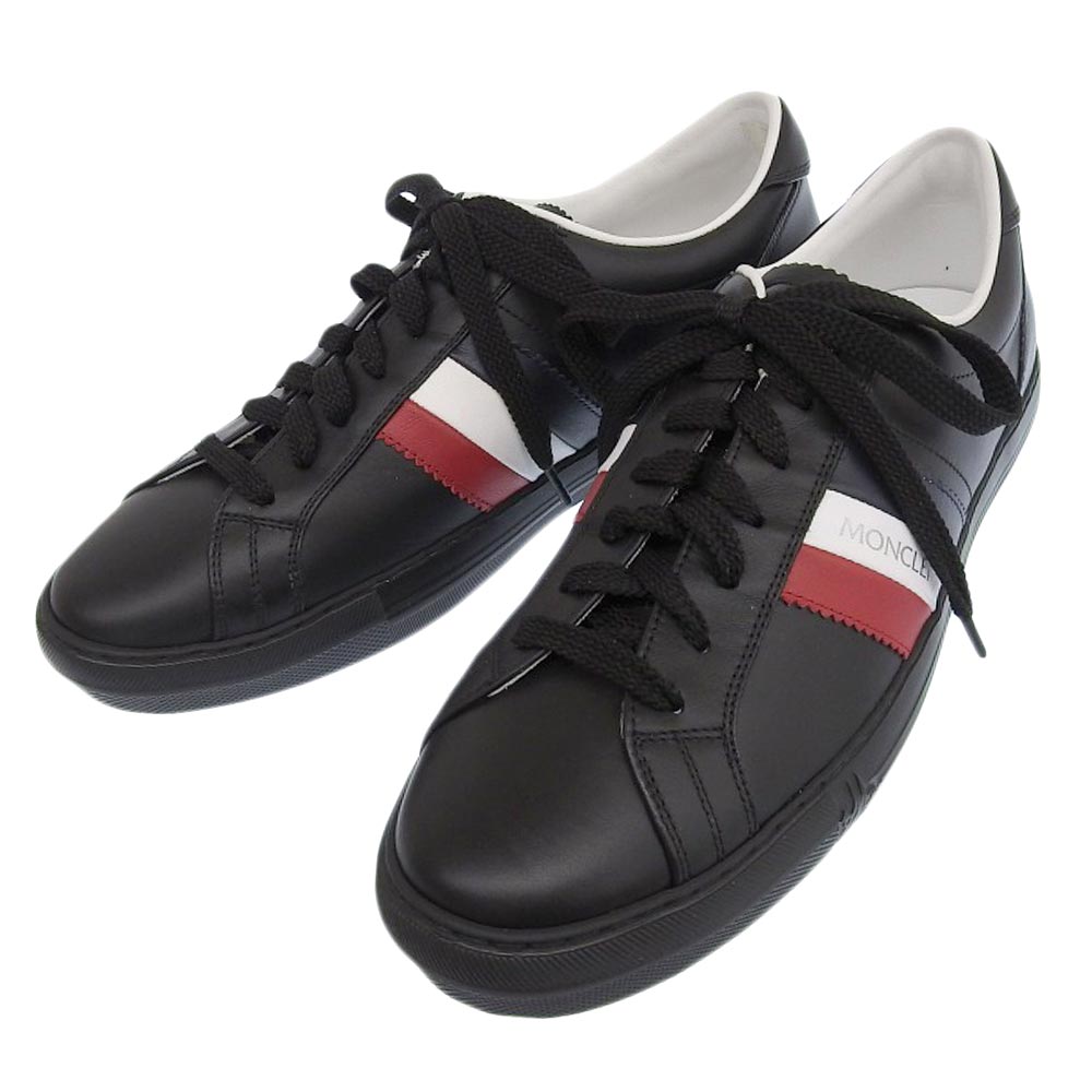 Moncler Leather New Monaco Sneakers Size 43 in Excellent Condition