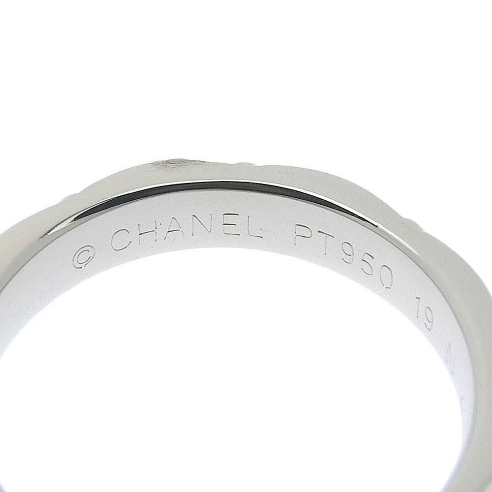 Chanel Pt950 Matelasse Ring Platinum #46 in Excellent Condition