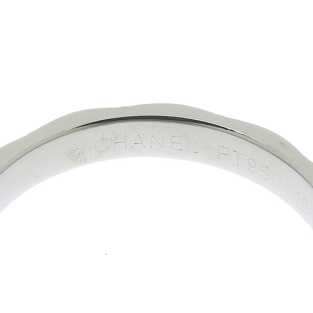 Chanel Pt950 Matelasse Ring Platinum #61 in Excellent Condition