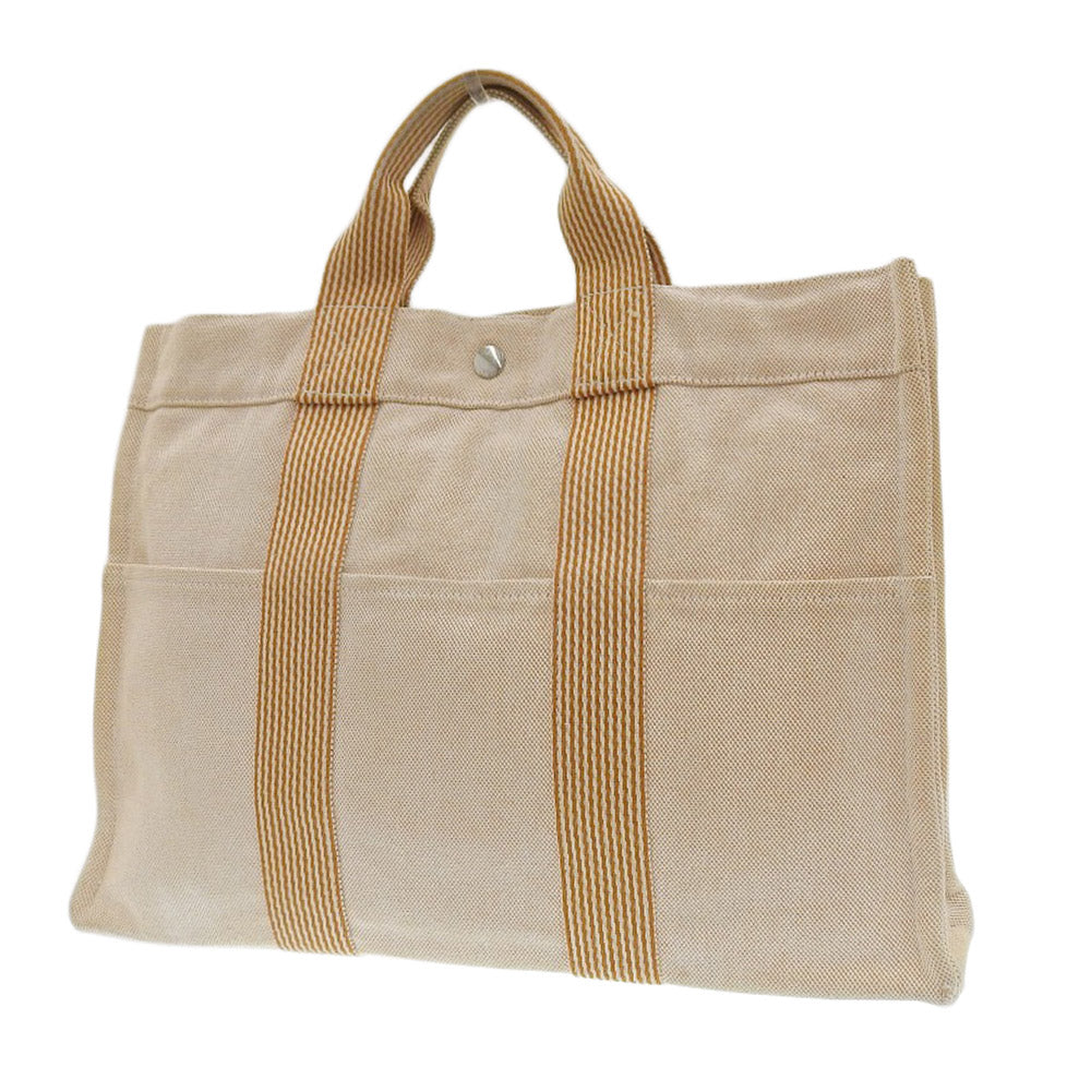 Hermes Canvas Fourre Tout MM Tote Bag