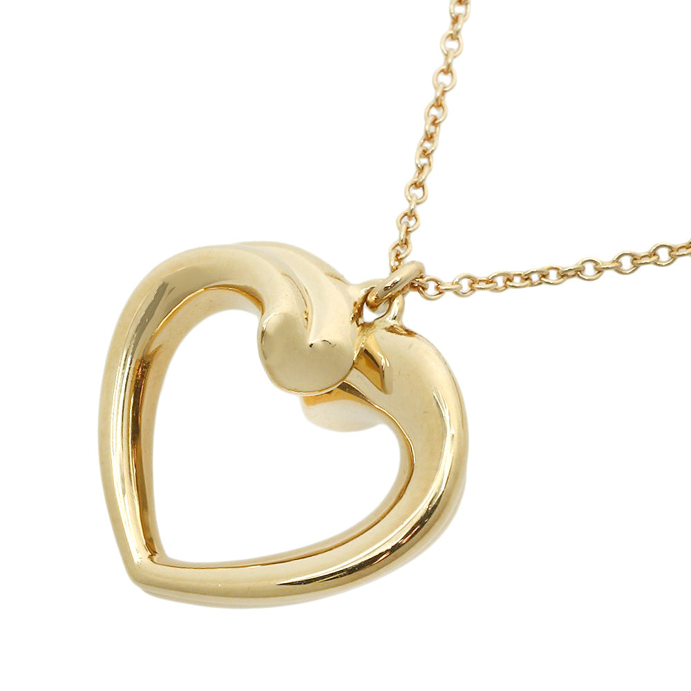 Tiffany & Co Tenderness Heart Necklace K18YG Yellow Gold