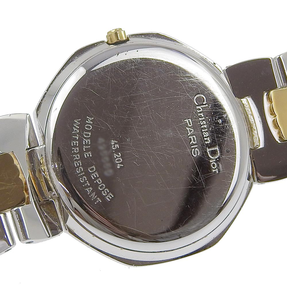 Christian Dior Octagon Quartz Watch SS/GP