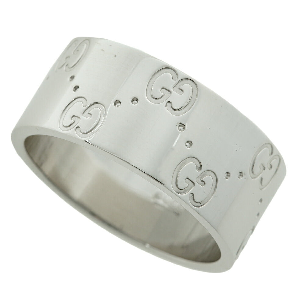 Gucci Interlocking G Icon Ring K18WG White Gold