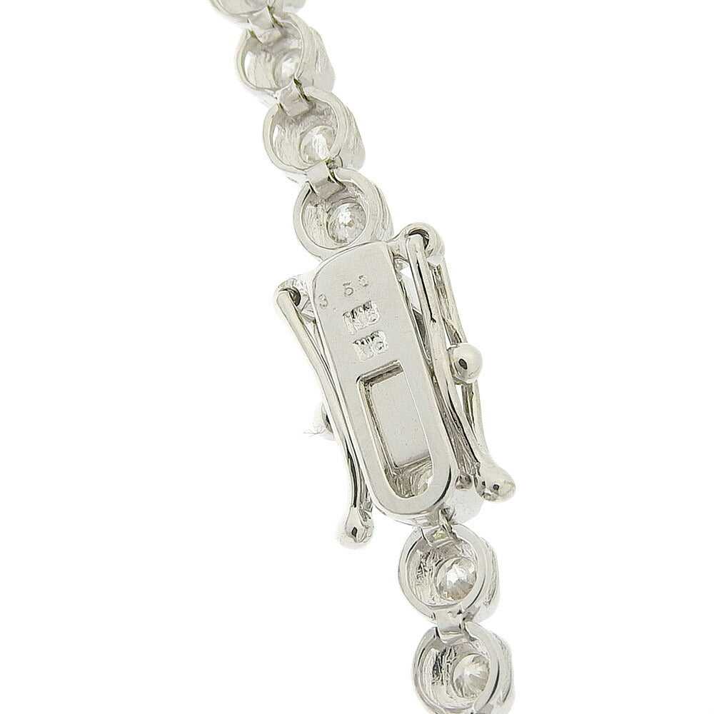 K18WG Diamond Tennis Bracelet 3.50ct