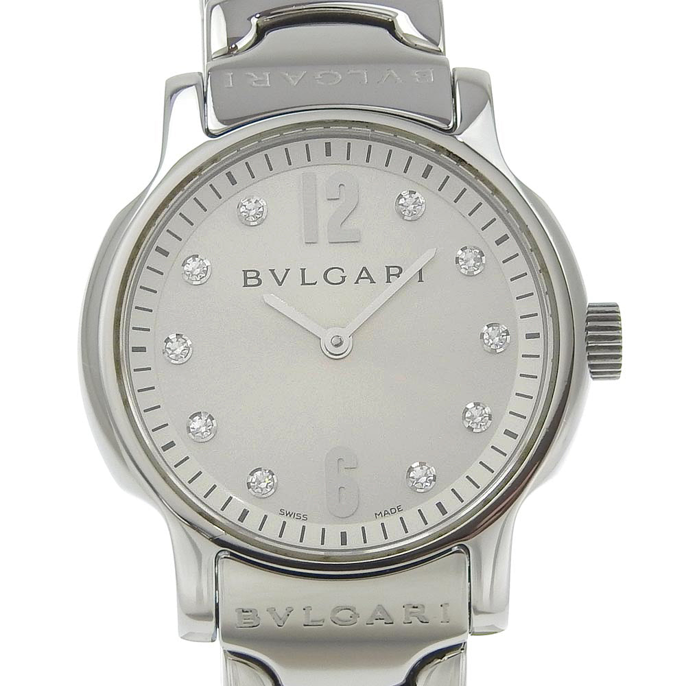 Bvlgari Solo Tempo ST29S Silver Dial Quartz Watch in Excellent Condition