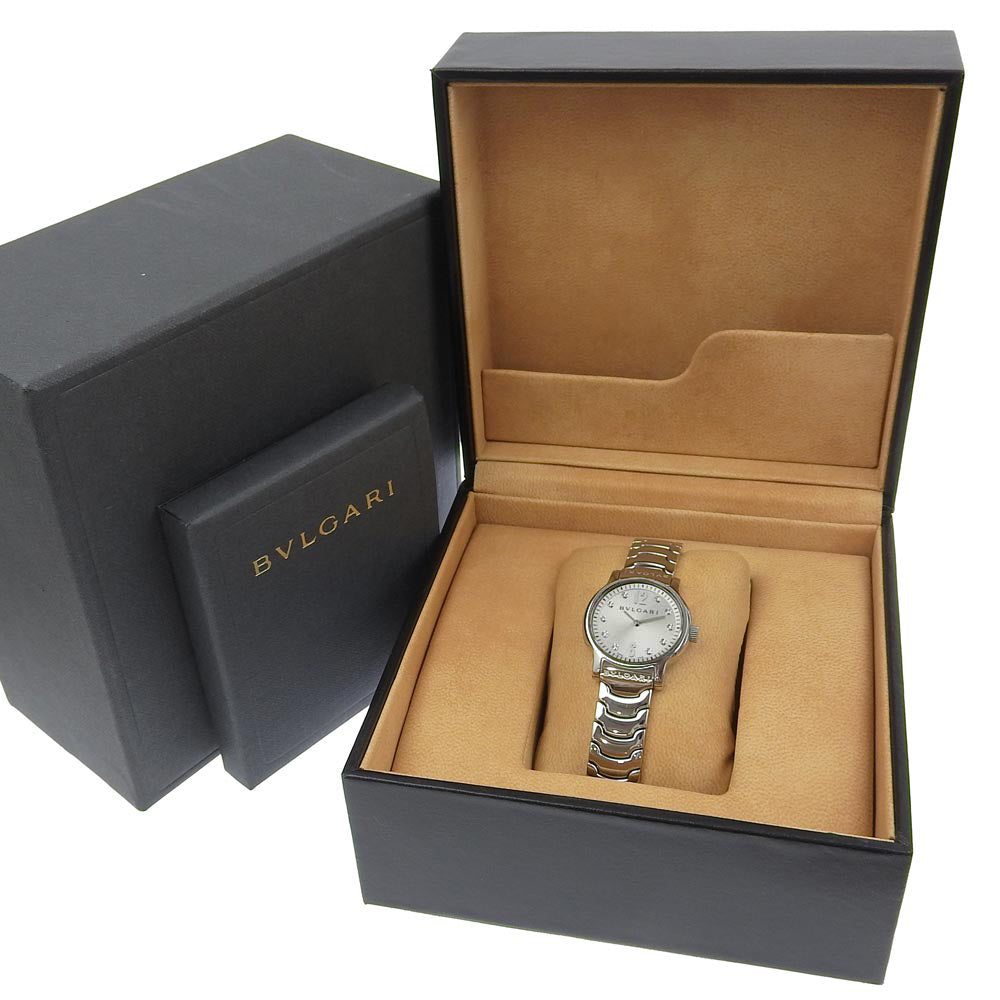 Bvlgari Solo Tempo ST29S Silver Dial Quartz Watch in Excellent Condition