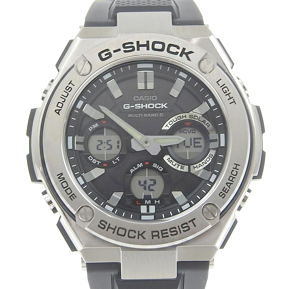 CASIO G-Shock G-STEEL GST W110 1AJF Solar Men's Watch in Excellent Condition