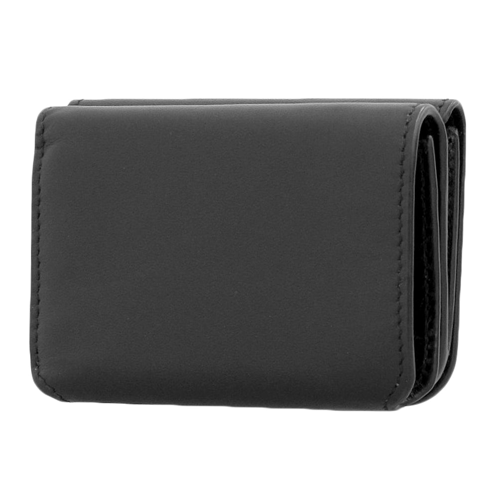 Balenciaga Leather Compact Wallet 594312 Black