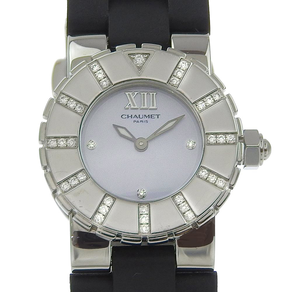 Chaumet Class One Diamond Bezel Quartz Ladies Watch in Great Condition