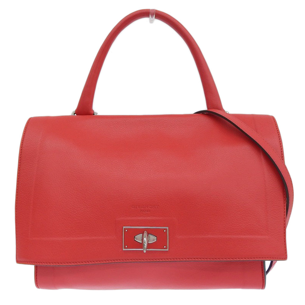 Givenchy Shark Medium 2-Way Handbag Red