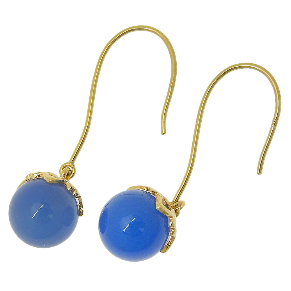 K18YG Chalcedony Earrings Yellow Gold