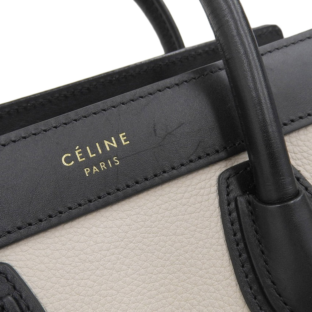 Celine Luggage Nano 2-Way Leather Handbag Multicolor in Great Condition