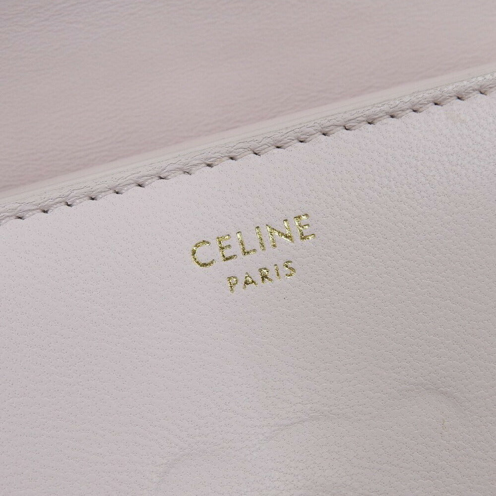 Celine Triomphe Small Leather Wallet Pink