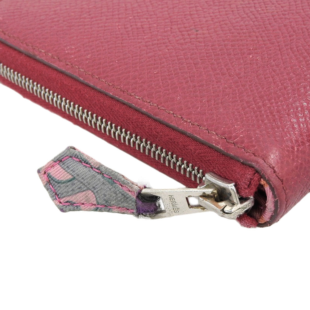 Hermes Azap Long Silk'in Wallet Red