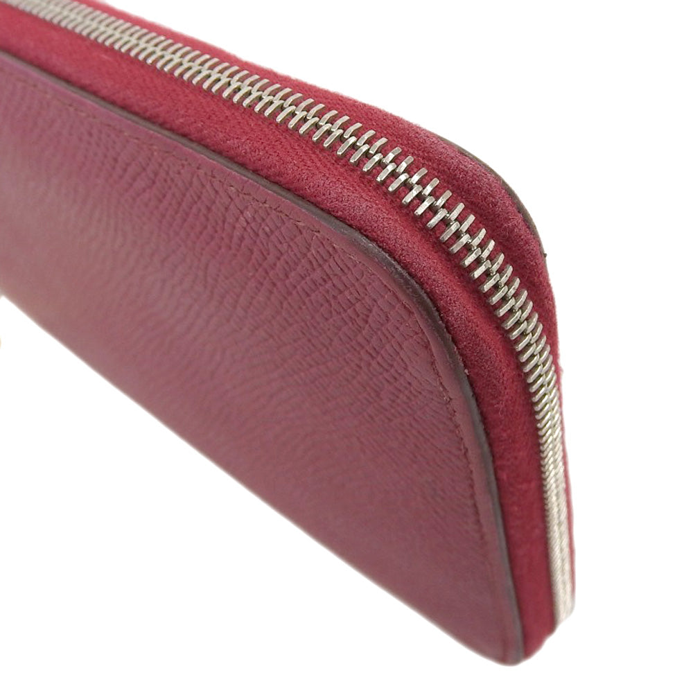 Hermes Azap Long Silk'in Wallet Red