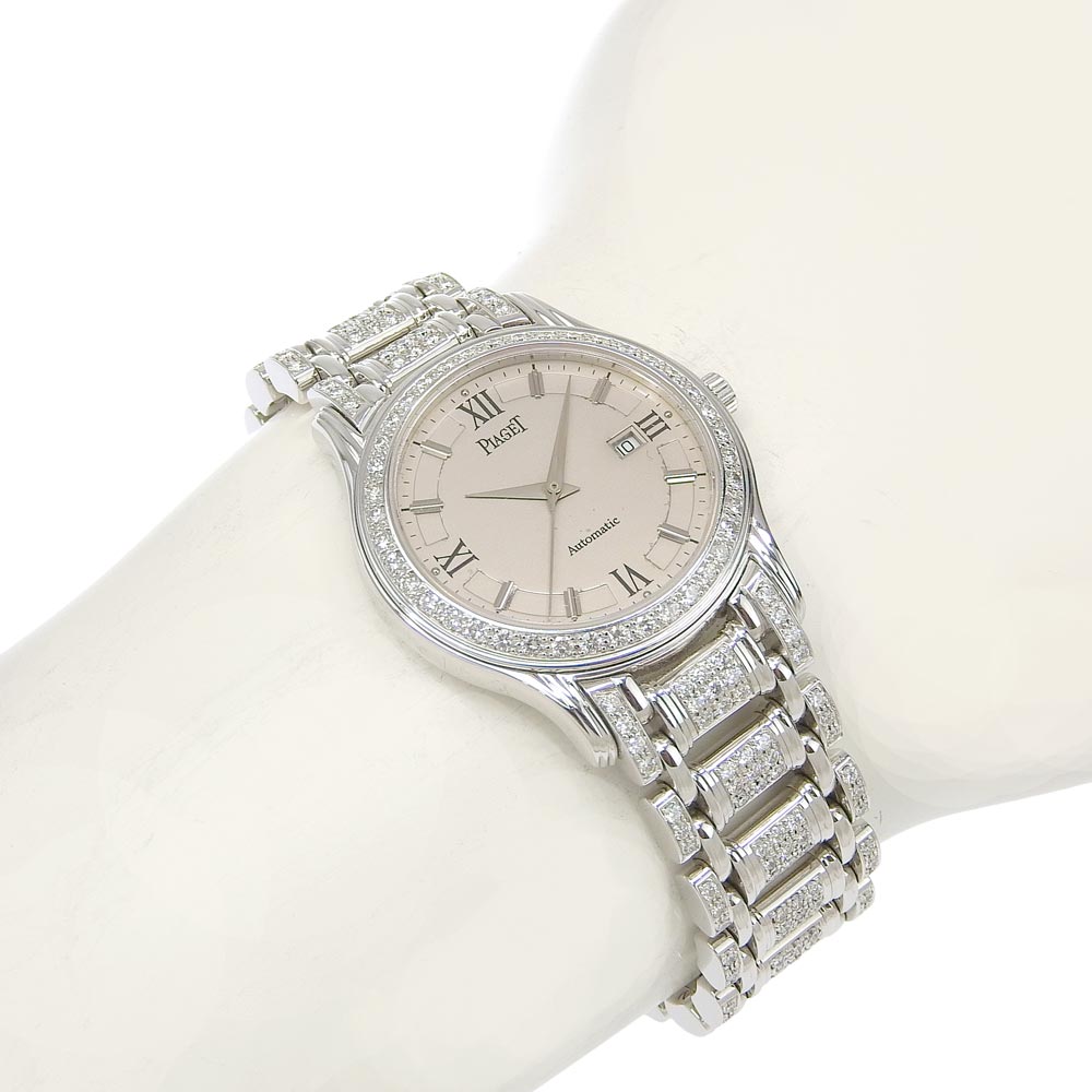 Piaget Polo Automatic Watch GOA18355 K18WG Diamond Bezel