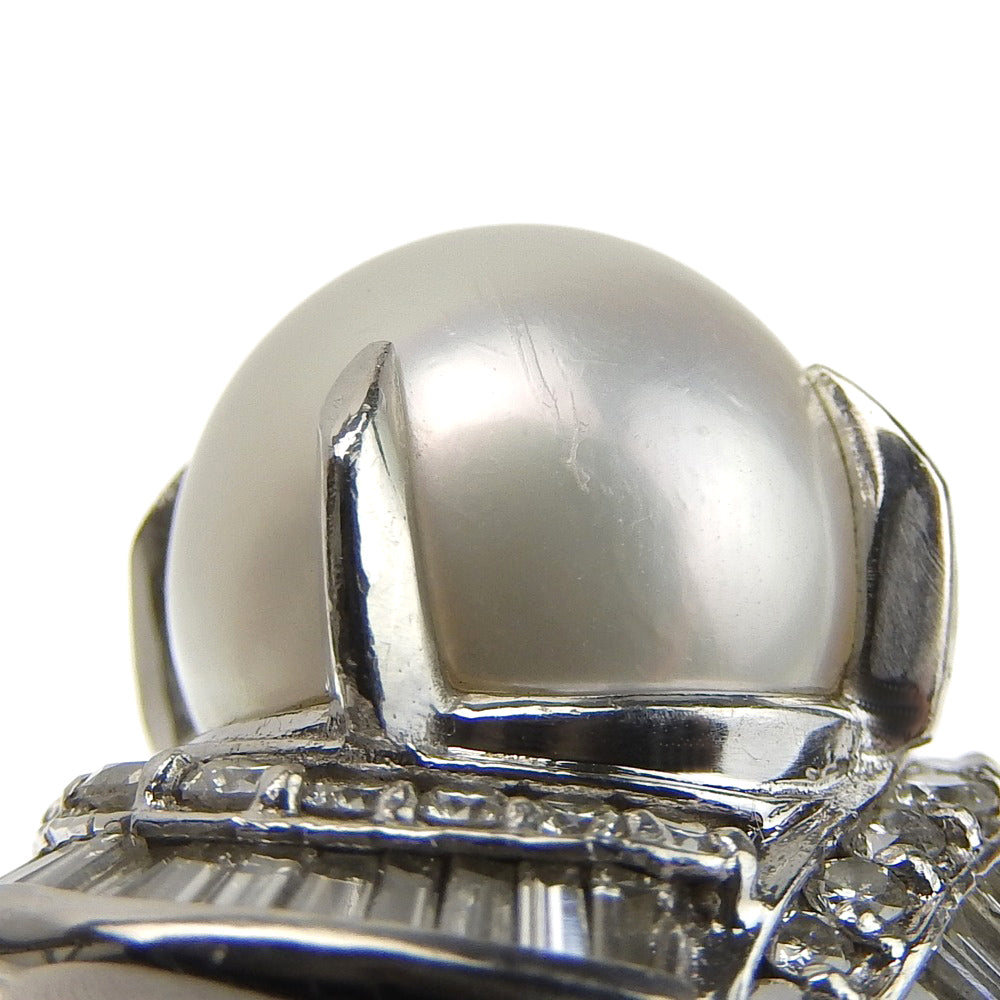 Platinum Pearl Ring PT900 11.5 No Brand