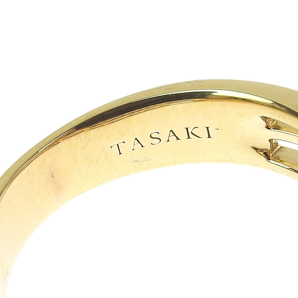 Tasaki K18YG Diamond Ring 1.029ct 14号