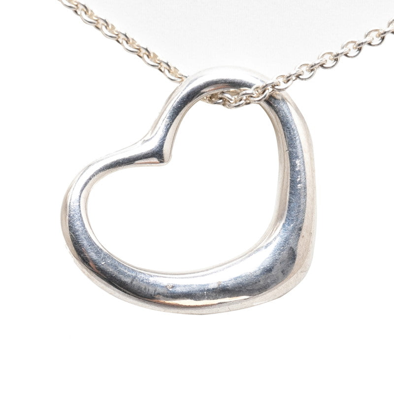 Tiffany & Co Open Heart Necklace Silver