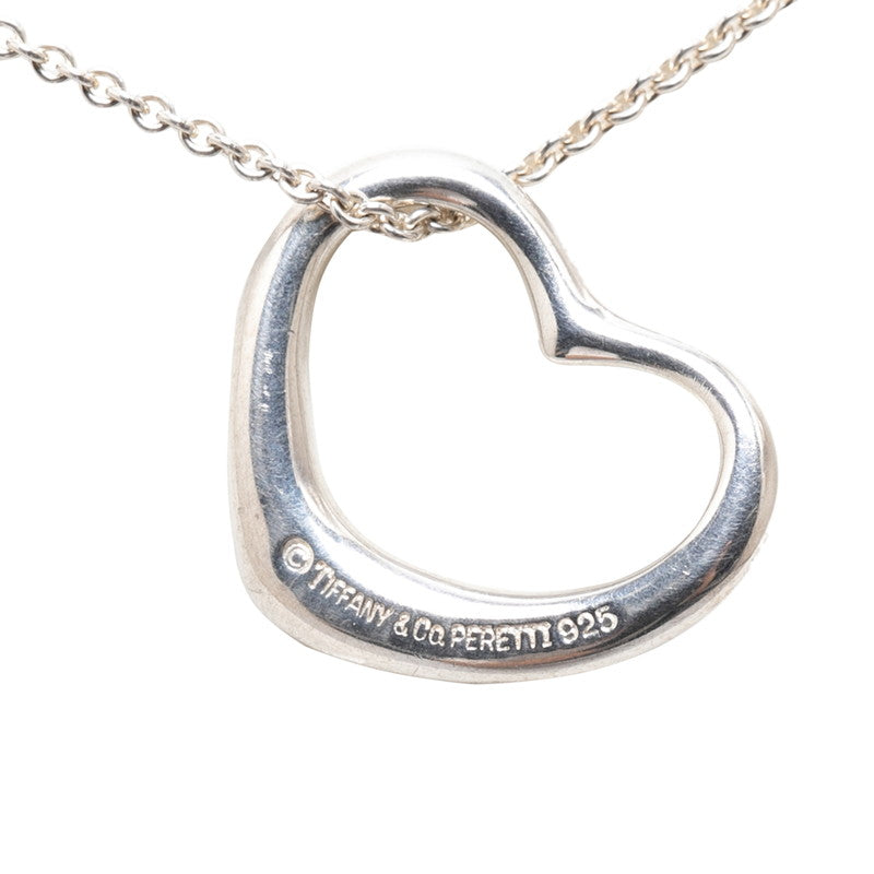 Tiffany & Co Open Heart Necklace Silver