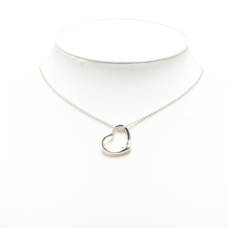 Tiffany & Co Open Heart Necklace Silver