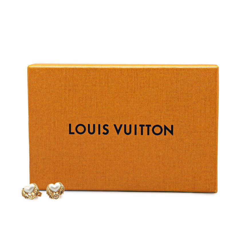 Louis Vuitton Gold Angel Love Earrings M67442