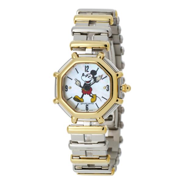 Other  Gerald Genga Mickey Women's Quartz Watch with Shell Dial, Stainless Steel, White, G.3499.7 G.3499.7 in Good condition